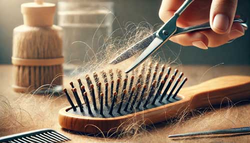 Haarbürste reinigen